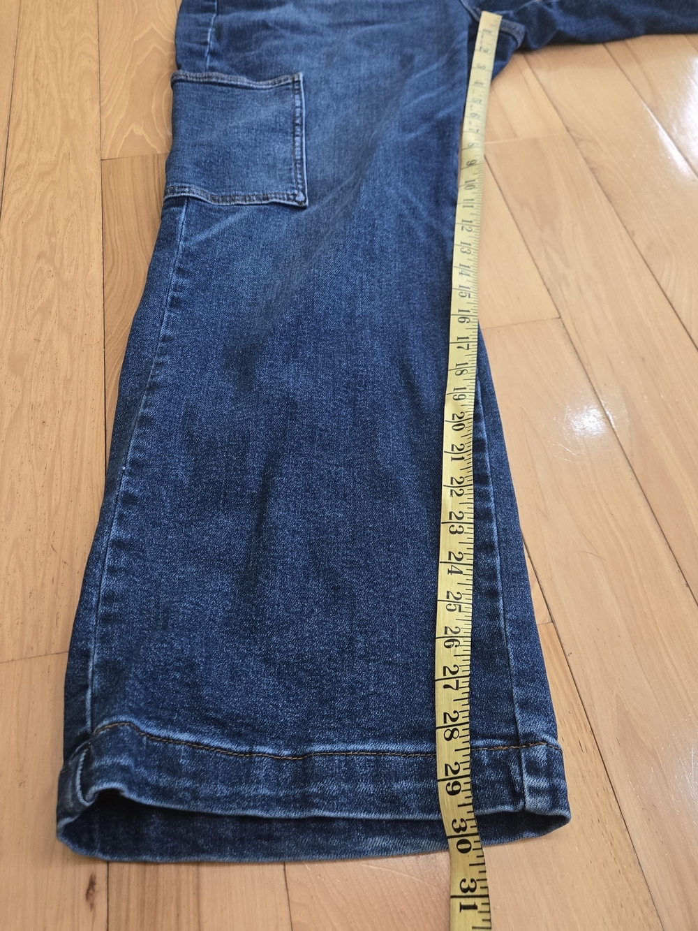 Judy Blue High-Waisted Wide-Leg Cargo Jeans 14W - Picture 5 of 7